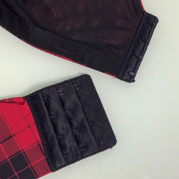 Torrid Curve H20 non padded no wire full coverage plaid pattern bra SZ 46DDD EUC - Picture 8 of 14